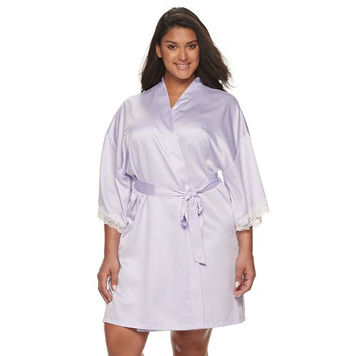 apt 9 satin wrap robe