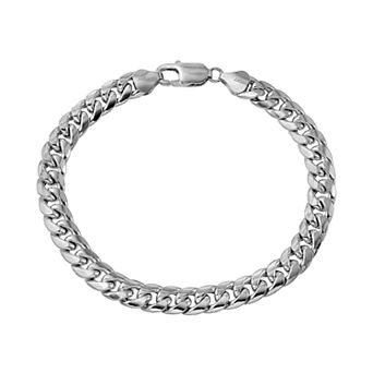Gold LLC Men's 10k Gold Miami Cuban Link Bracelet