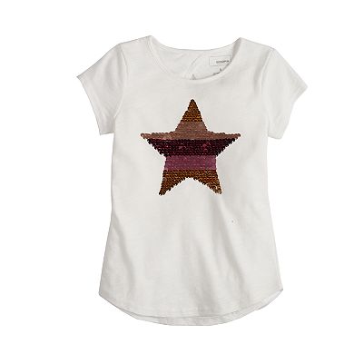 Girls' 4-12 Sonoma Goods For Life® Sequin Graphic Tee