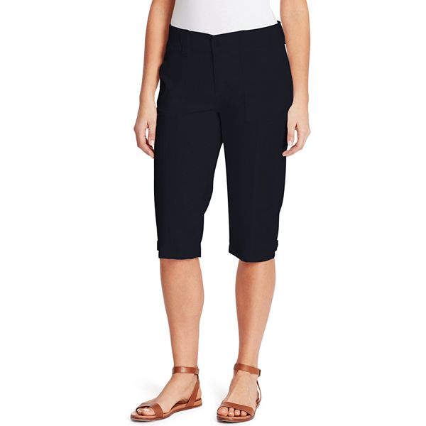 gloria vanderbilt ribbed utility shorts