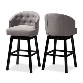 Baxton Studio Theron Bar Stool 2 pc Set