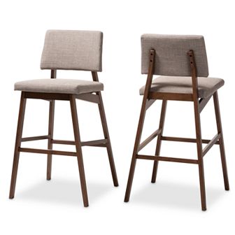 Baxton Studio Colton Bar Stool 2 pc Set