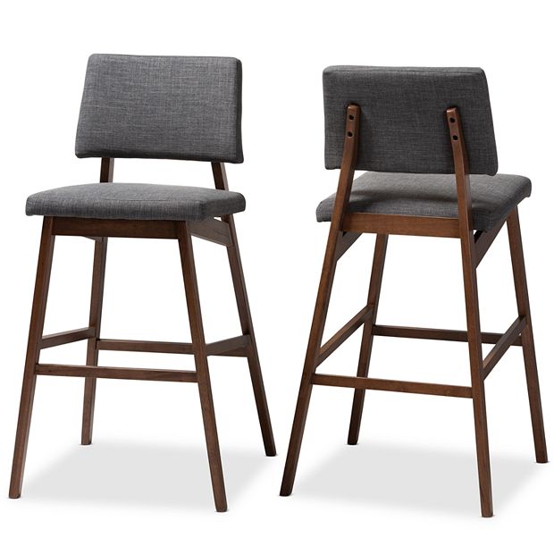 Baxton Studio Colton Bar Stool 2 piece Set