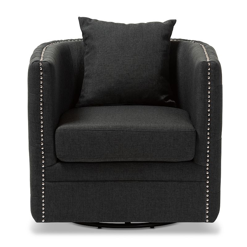 33872954 Baxton Studio Micah Arm Chair, Grey sku 33872954