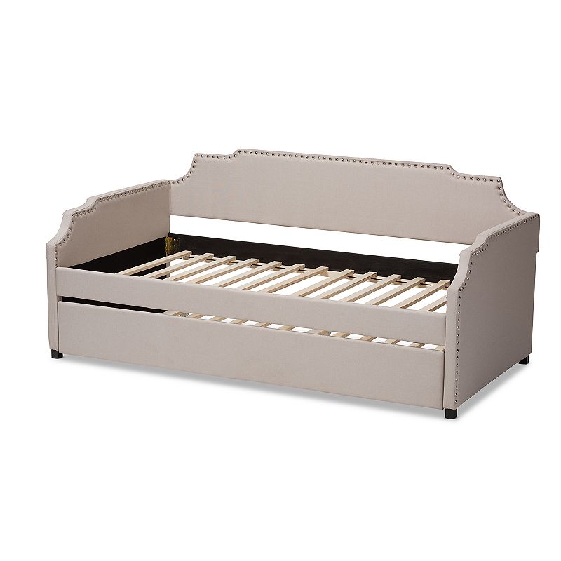 Baxton Studio Ally Daybed & Trundle, Beige