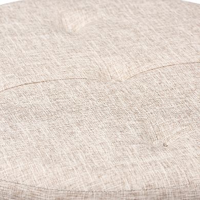 Baxton Studio Vinet Ottoman