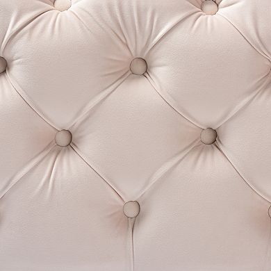 Baxton Studio Avara Ottoman