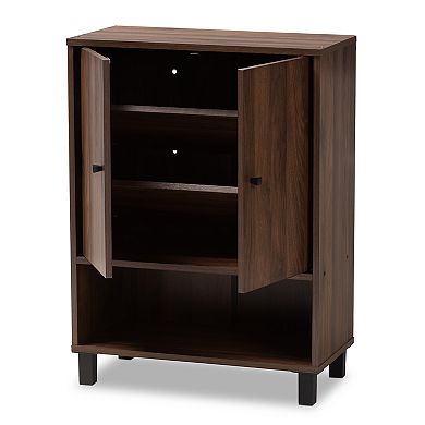 Baxton Studio Rossin Shoe Storage Cabinet