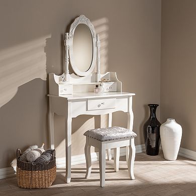 Baxton Studio Veronique White Bathroom Vanity