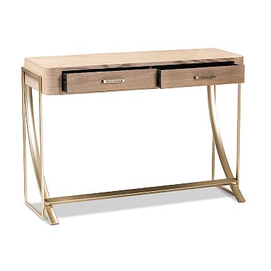 Baxton Studio Lafoy Natural Console Table