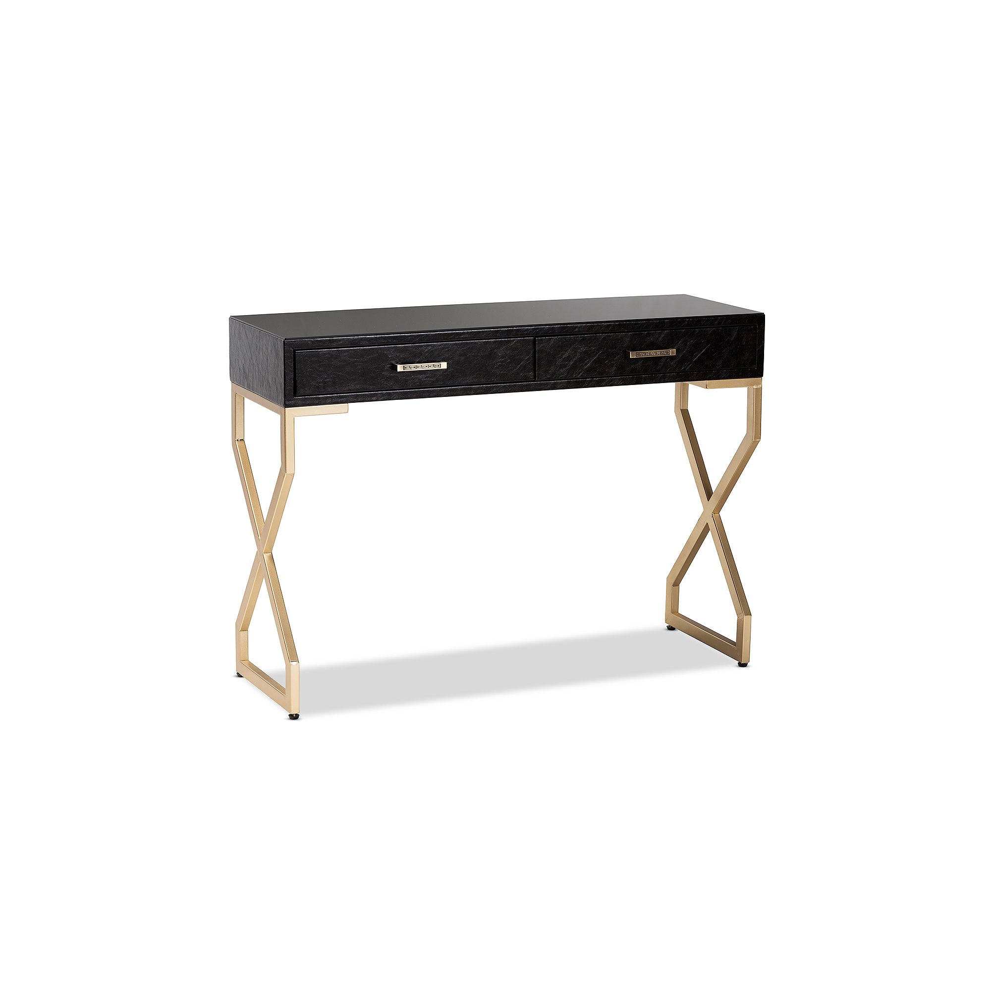 73837885 Baxton Studio Carville Console Table, Brown sku 73837885