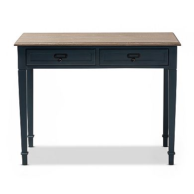 Baxton Studio Dauphine Dark Blue Desk