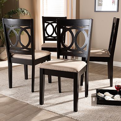 Baxton Studio Lenoir Dining Chair Set