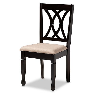 Baxton Studio Reneau Dining Chair Set