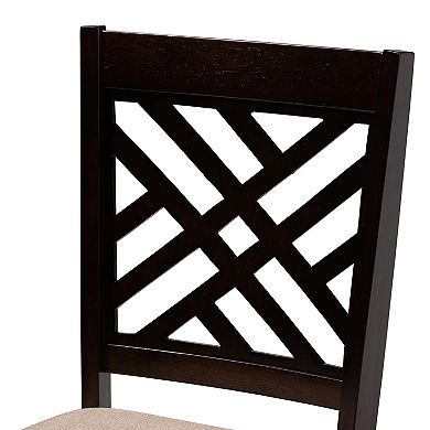 Baxton Studio Caron Dining Chair Set