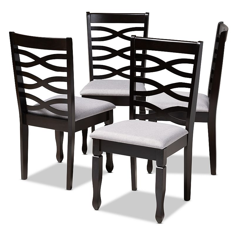 86798195 Baxton Studio Lanier Dining Chair Set, Grey sku 86798195