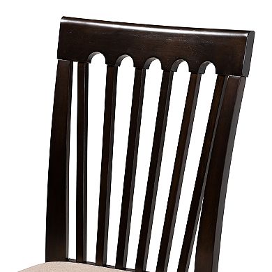 Baxton Studio Minette Dining Chair 4-piece Set