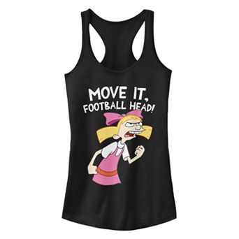 Juniors' Hey Arnold Helga Move It Quote Tank Top