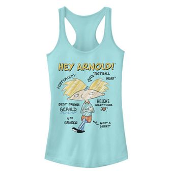 Juniors' Hey Arnold Diagram Portrait Tank Top