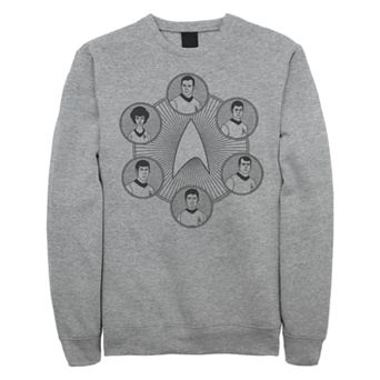 Juniors' Star Trek Animated Series Circle Sweatshirt