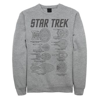 Juniors' Star Trek Multiple Ship Names Sweatshirt