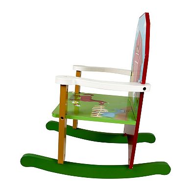 Homewear Wood Farm Kids Rocking Chair