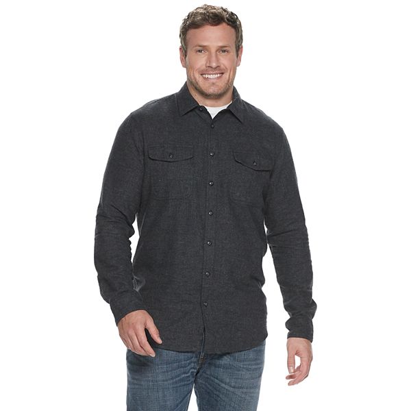 Big & Tall Sonoma Goods For Life® Supersoft Flannel Button-Down Shirt