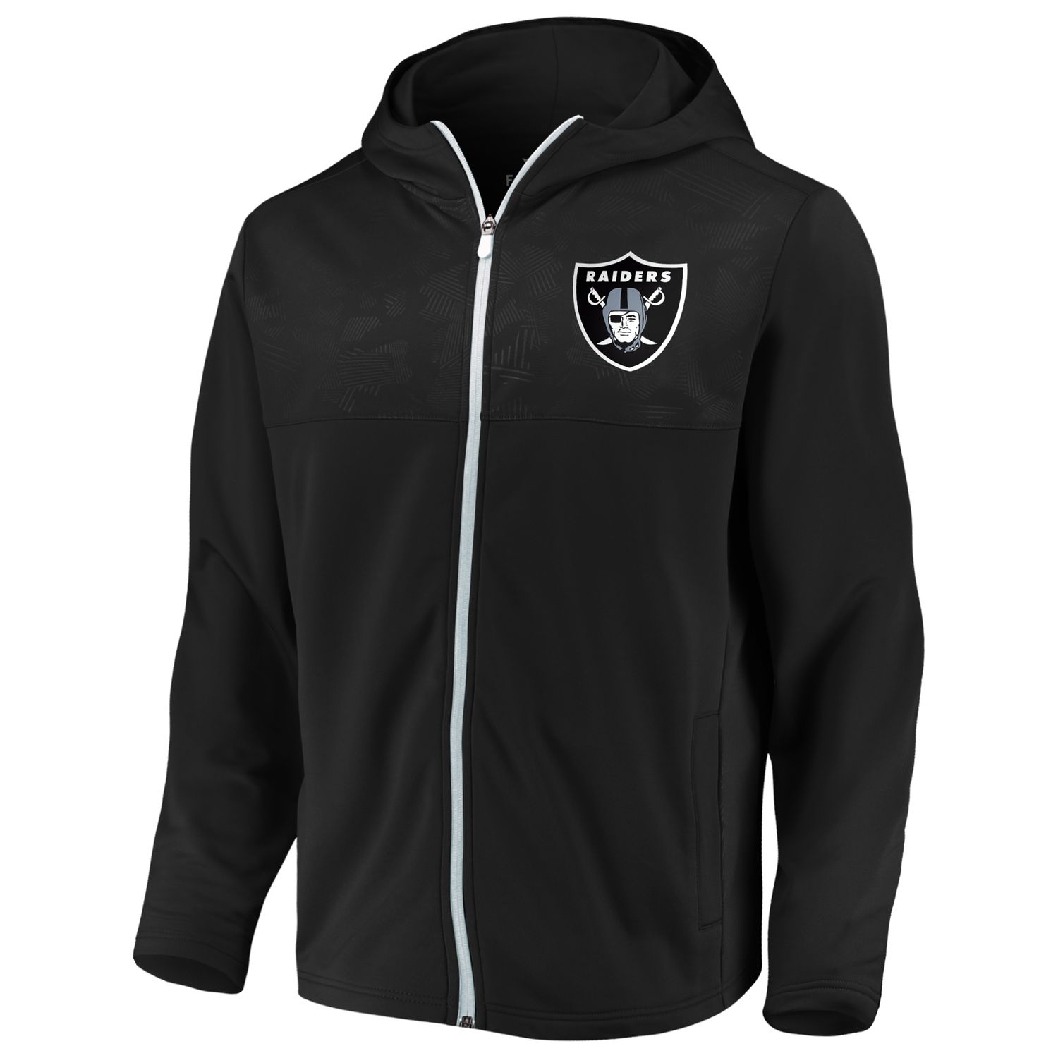 raiders zip up hoodie