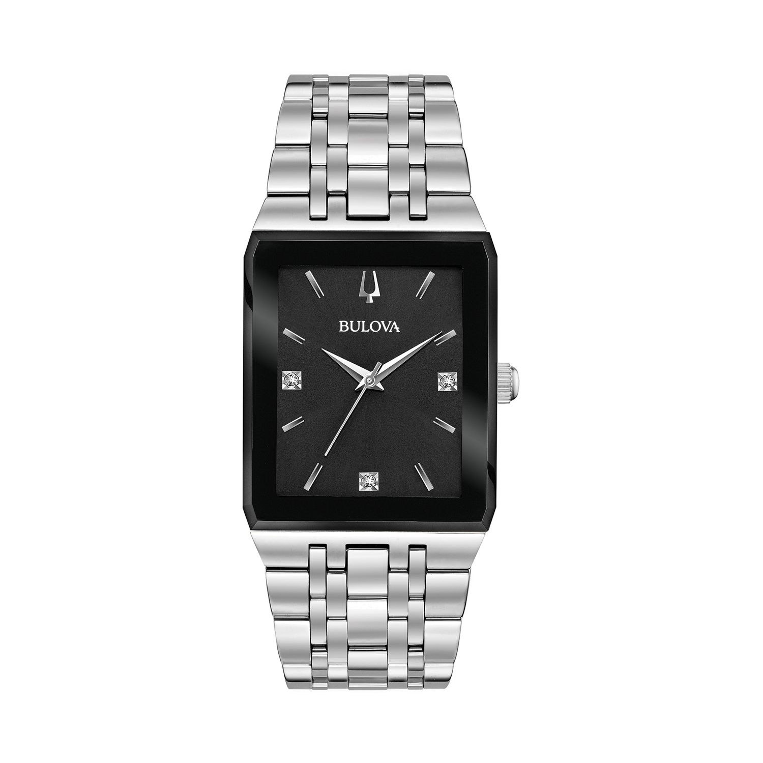 stainless steel diamond watch