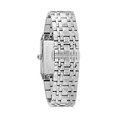 Bulova Men's Quadra Stainless Steel Diamond Watch - 96D145