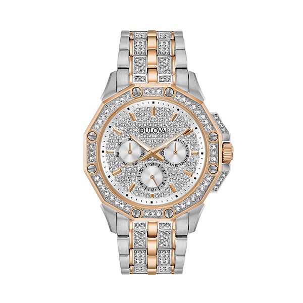 Bulova Men's Octava Two-Tone Crystal Watch - 98C133