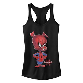 Juniors' Spider-Verse Spider Ham Portrait Tank Top