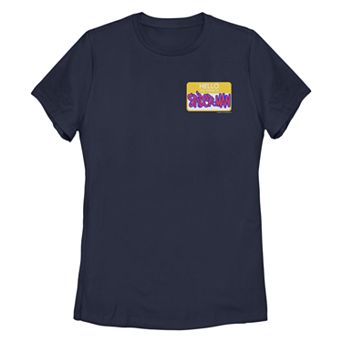 Juniors' Spider-Verse Spider-Man Name Tag Tee