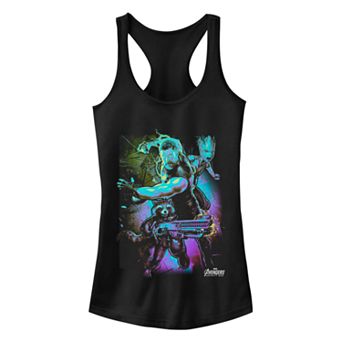 Juniors' Avengers Infinity War Thor Group Tank Top