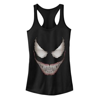 Juniors' Marvel Venom Face Grin Racerback Tank Top