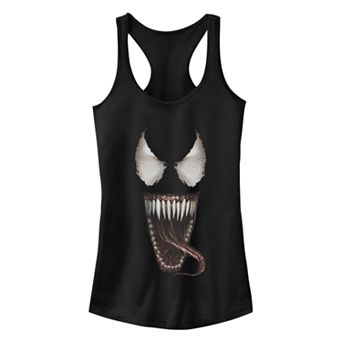 Juniors' Marvel Venom Tongue Out Racerback Tank Top
