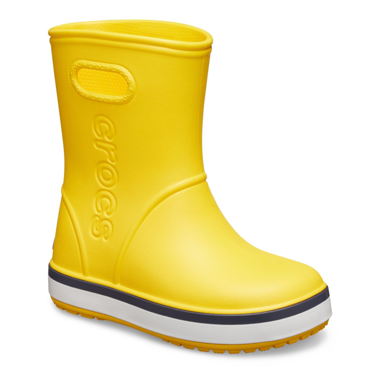 crocs girls rain boots