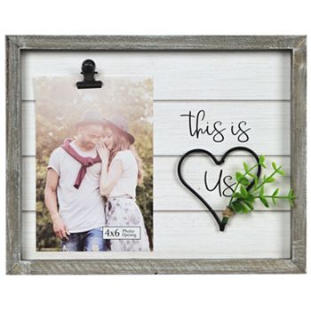 New View "This is Us" Wire Heart Frame