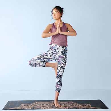 Women's Gaiam Om High Rise Pocket Yoga Capri Leggings