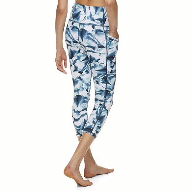 Women's Gaiam Om High Rise Pocket Yoga Capri Leggings