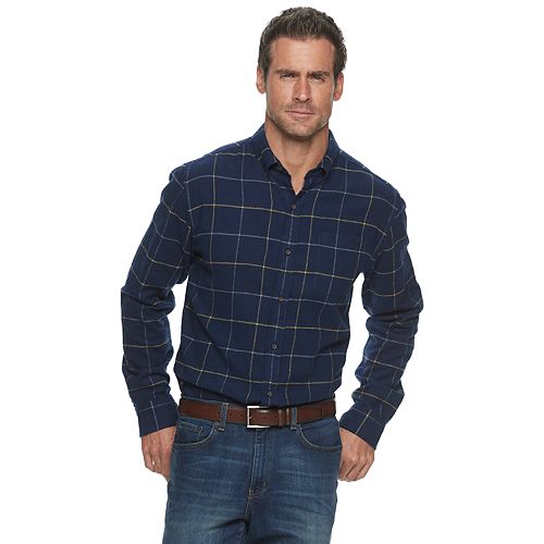 Men's Croft & Barrow® Extra-Soft Flannel Button-Down Shirt