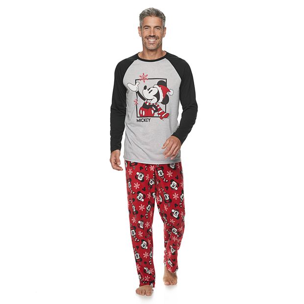 Disney s Mickey Mouse Men s Top Bottoms Pajama Set by Jammies