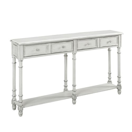 Homefare Two Drawer Tall Hall Console Table