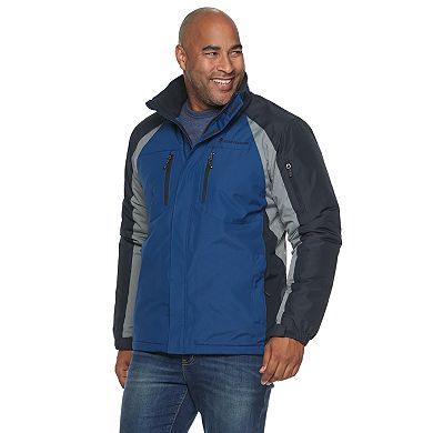 Big & Tall Free Country Colorblock Ripstop Midweight Hooded Jacket