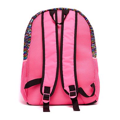 Holographic & Flip Sequins Backpack & Lunch Bag Set