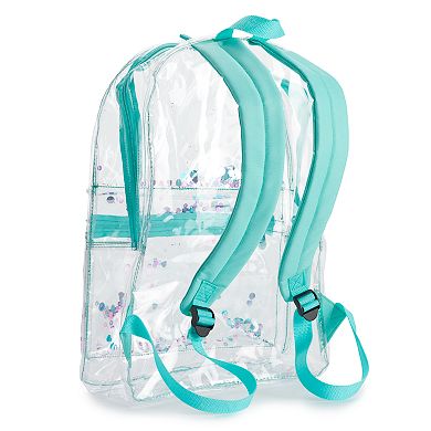 Shaky Sequins Clear Backpack