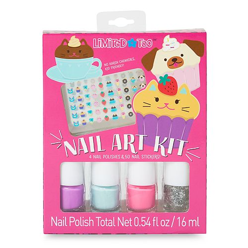 Girls 4 Piece Nail Art Kit
