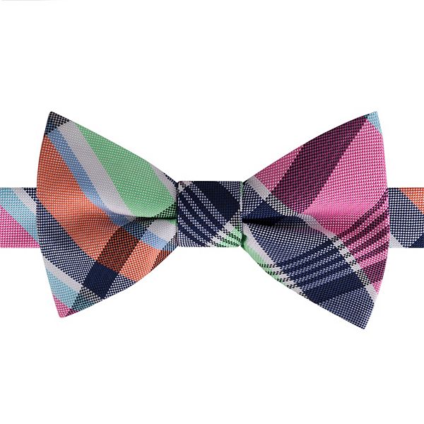 Men's American Traditions Gingham Plaid Pre-Tied Bow Tie