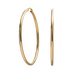 Sterling Silver 18K Gold Earrings, Jewelry