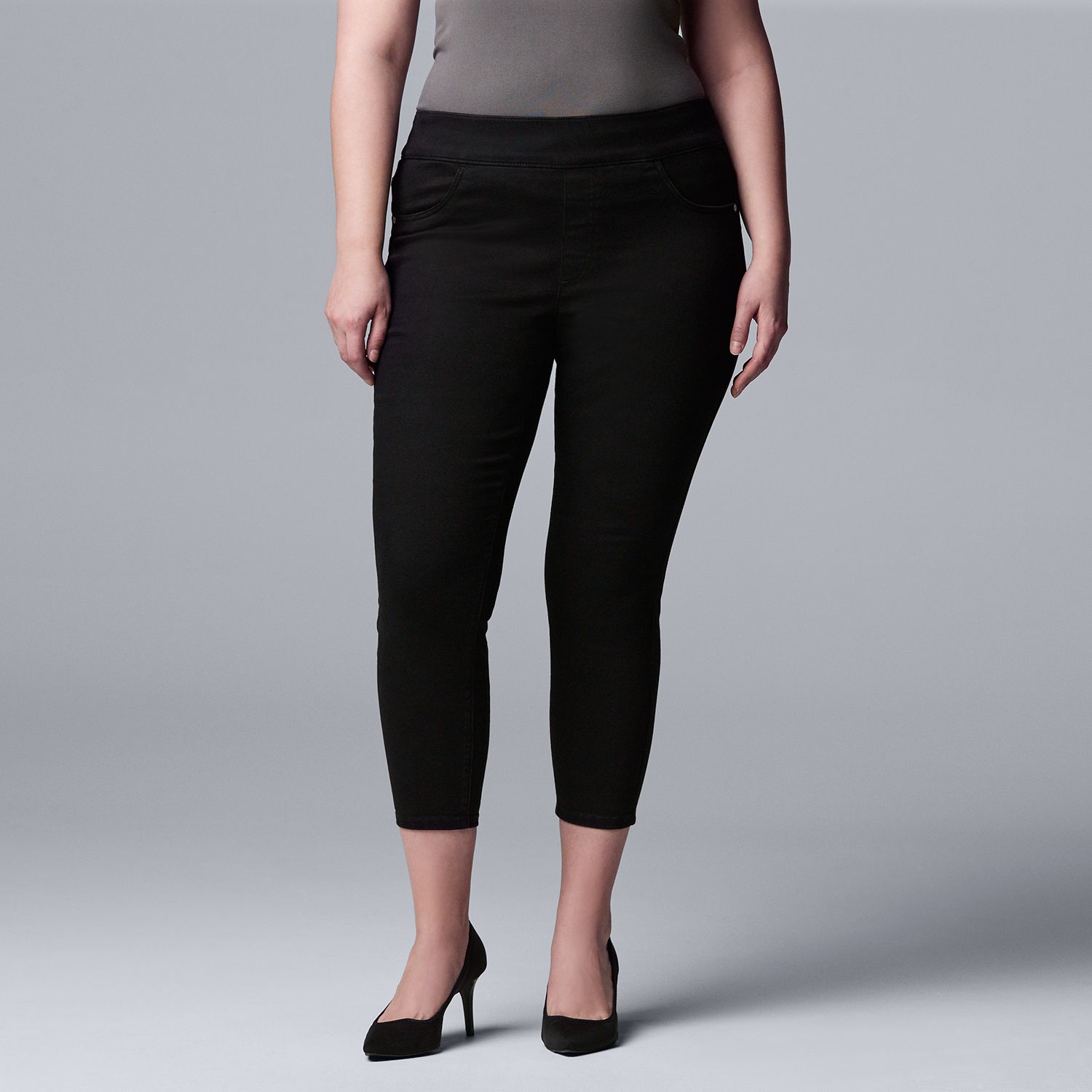 jegging capris plus size